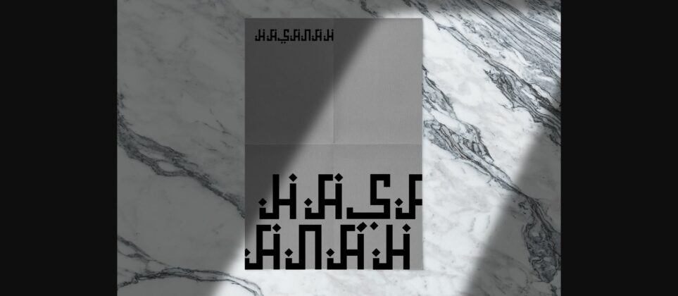 Hasanah - Arabic Style Typeface Font Poster 9