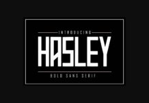 Hasley Font Poster 1