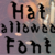 Hat Halloween Font