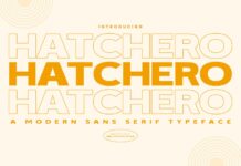 Hatchero Font Poster 1