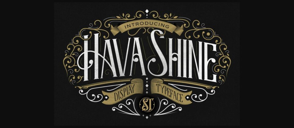 Hava Shine Font Poster 3
