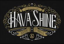 Hava Shine Font Poster 1