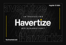 Havertize Font Poster 1