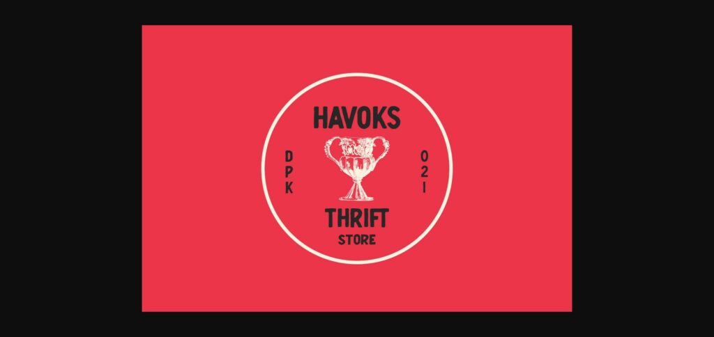 Havoks Font Poster 9