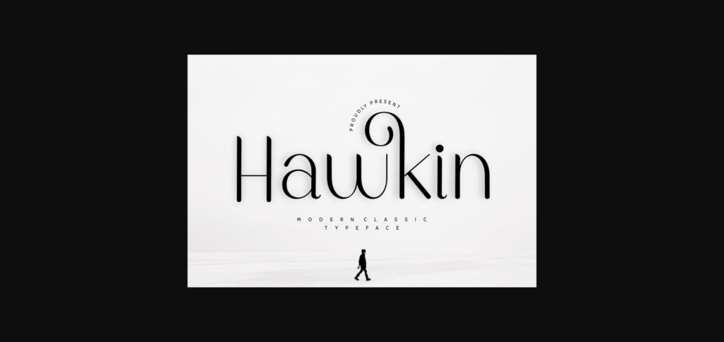 Hawkin Font Poster 3