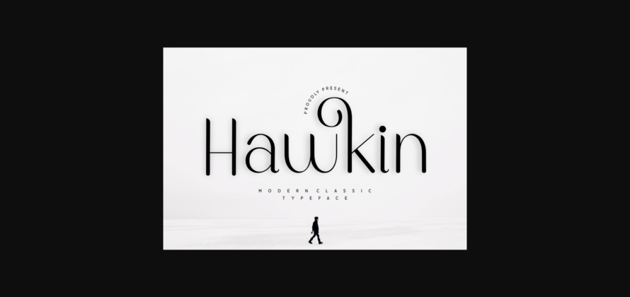 Hawkin Font Poster 3