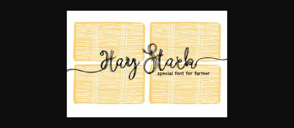 Haystack Font Poster 3