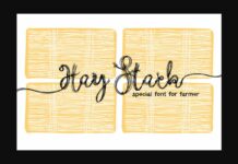 Haystack Font Poster 1