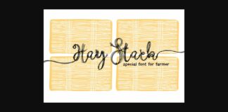 Haystack Font Poster 1