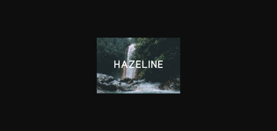 Hazeline Font Poster 3