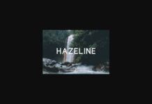 Hazeline Font Poster 1