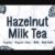 Hazelnut Milk Tea Font