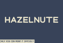 Hazelnuts Font Poster 1