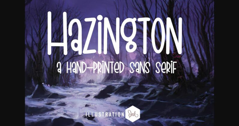 Hazington Font Poster 3