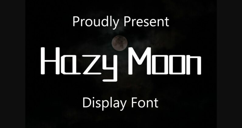 Hazy Moon Font Poster 1