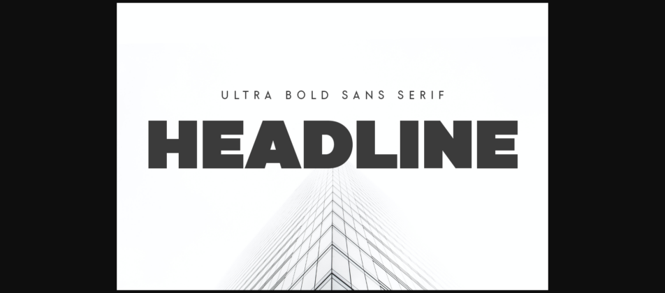 Headline Font Poster 3