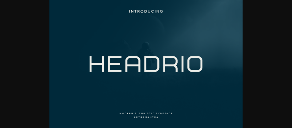 Headrio Font Poster 3