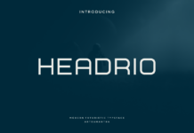 Headrio Font Poster 1