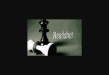 Headshot Font Poster 1