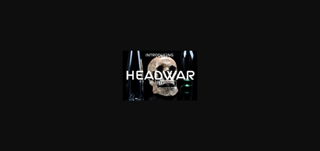 Headwar Font Poster 3