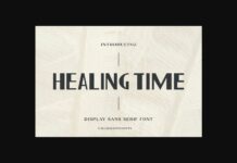 Healing Time Font Poster 1