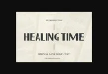 Healing Time Font Healing Time Font Poster 1
