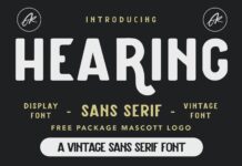 Hearing Font Poster 1