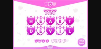 Heart Devil Font Poster 1