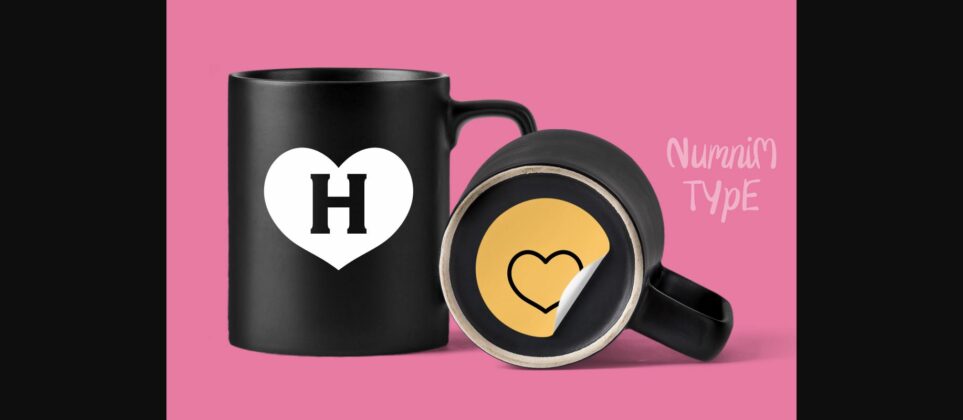 Heart Font Poster 8