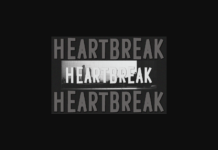 Heartbreak Font Poster 1