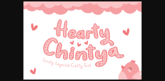 Hearty Chintya Font Poster 1