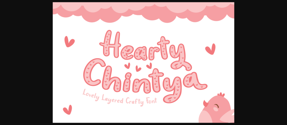 Hearty Chintya Font Poster 1