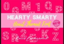 Hearty Smarty Font Poster 1