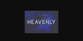 Heavenly Font Poster 1