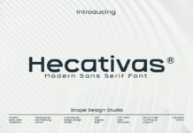 Hecativas Font Poster 1