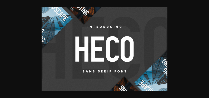 Heco Font Poster 3