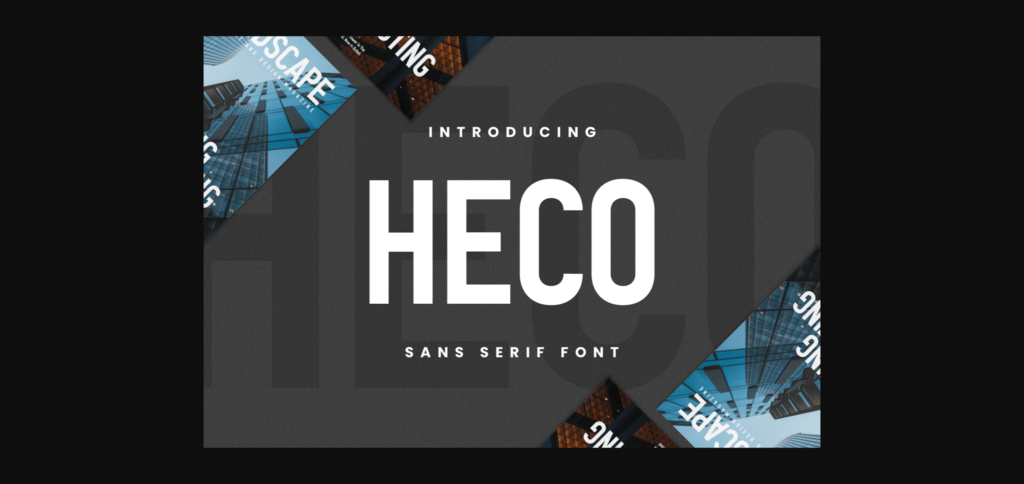 Heco Font Poster 1