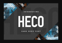 Heco Font Poster 1