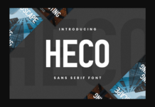 Heco Font Heco Font Poster 1