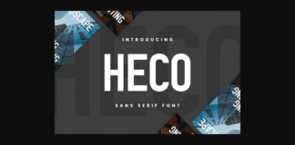 Heco Font Poster 1