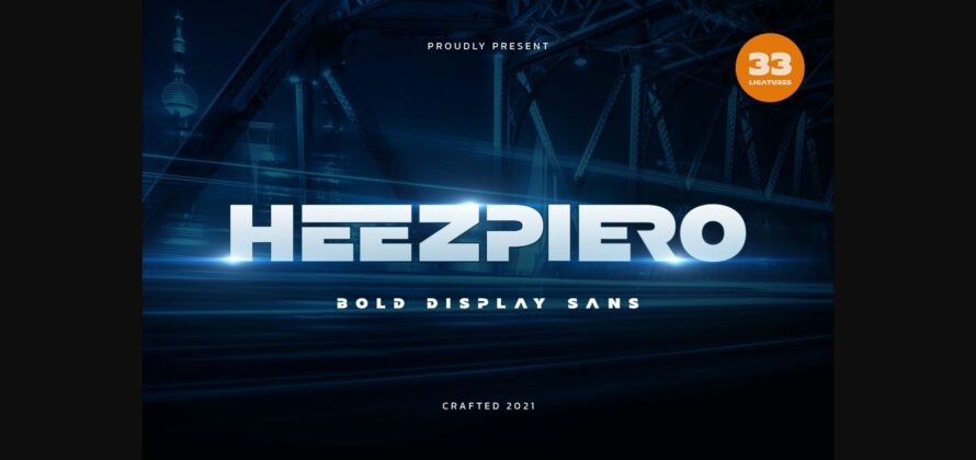 Heezpiero Font Poster 3