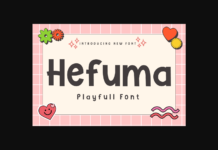 Hefuma Font Poster 1