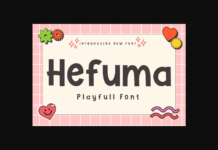 Hefuma Font Hefuma Font Poster 1