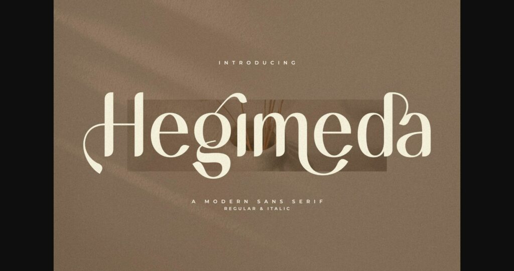 Hegimeda Font Poster 3