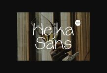 Heijka Sans Font Poster 1