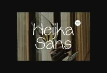Heijka Sans Font Heijka Sans Font Poster 1