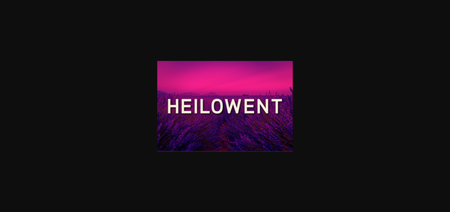 Heilowent Font Poster 3