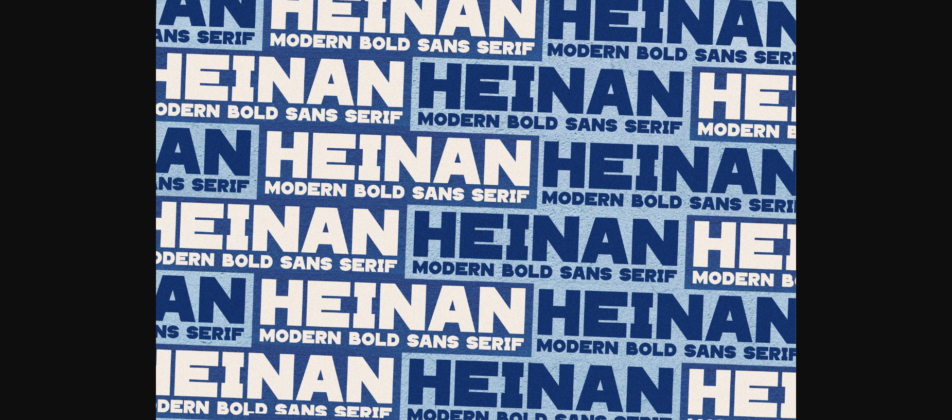 Heinan Font Poster 6