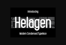 Helagen Font Poster 1