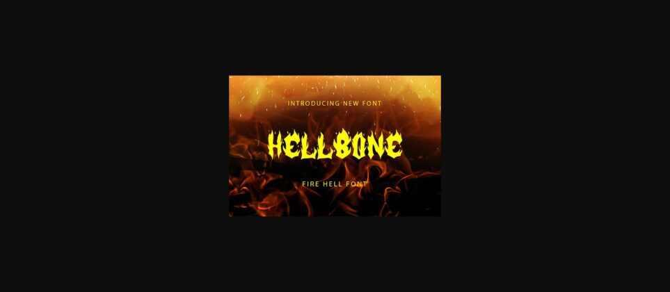 Hellbone Font Poster 3